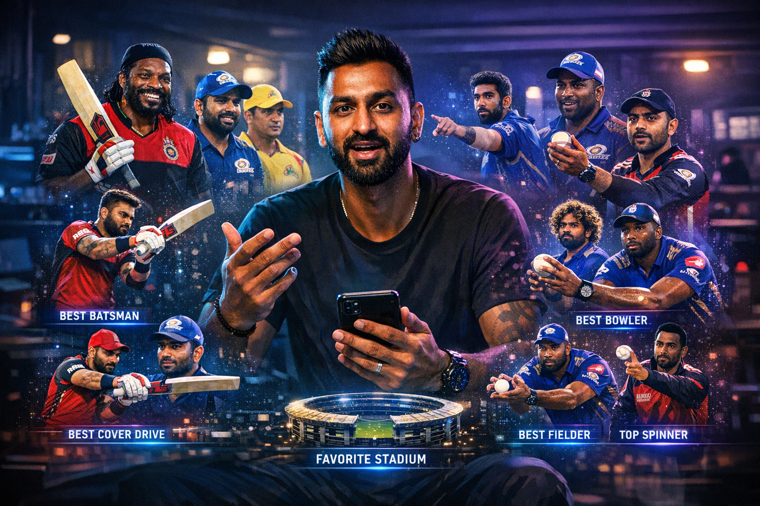 Krunal Pandya Reveals Thoughtful IPL Favorites Captivating Online Audiences