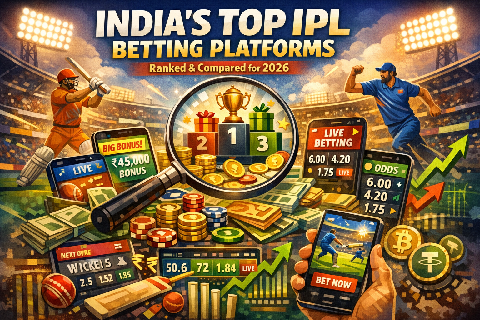 India's Top IPL Betting Platforms Ranked and Compared for 2026